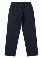 Pantalón deportivo recto hombre azul marino detalle de malla interna