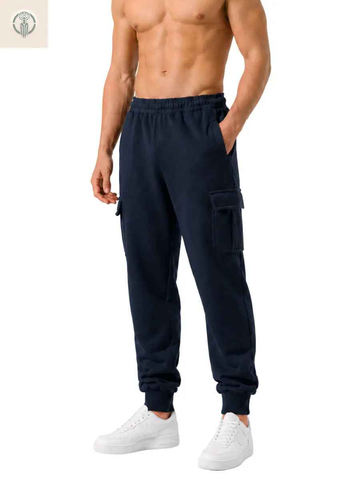 Jogger Cargo Hombre Franela Premium Cintura Elástica