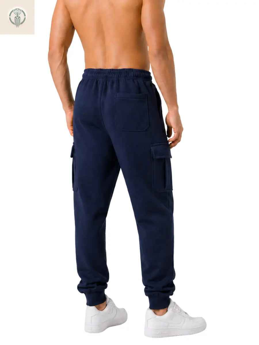 Jogger Cargo Hombre Franela Premium Cintura Elástica