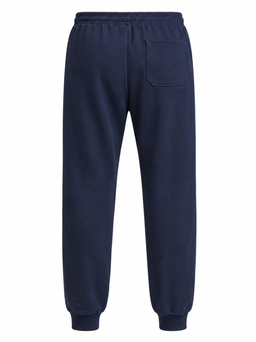 Pantalón Jogger Hombre Azul Navy Franela