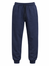 Pantalón Jogger Hombre Azul Navy Franela 4