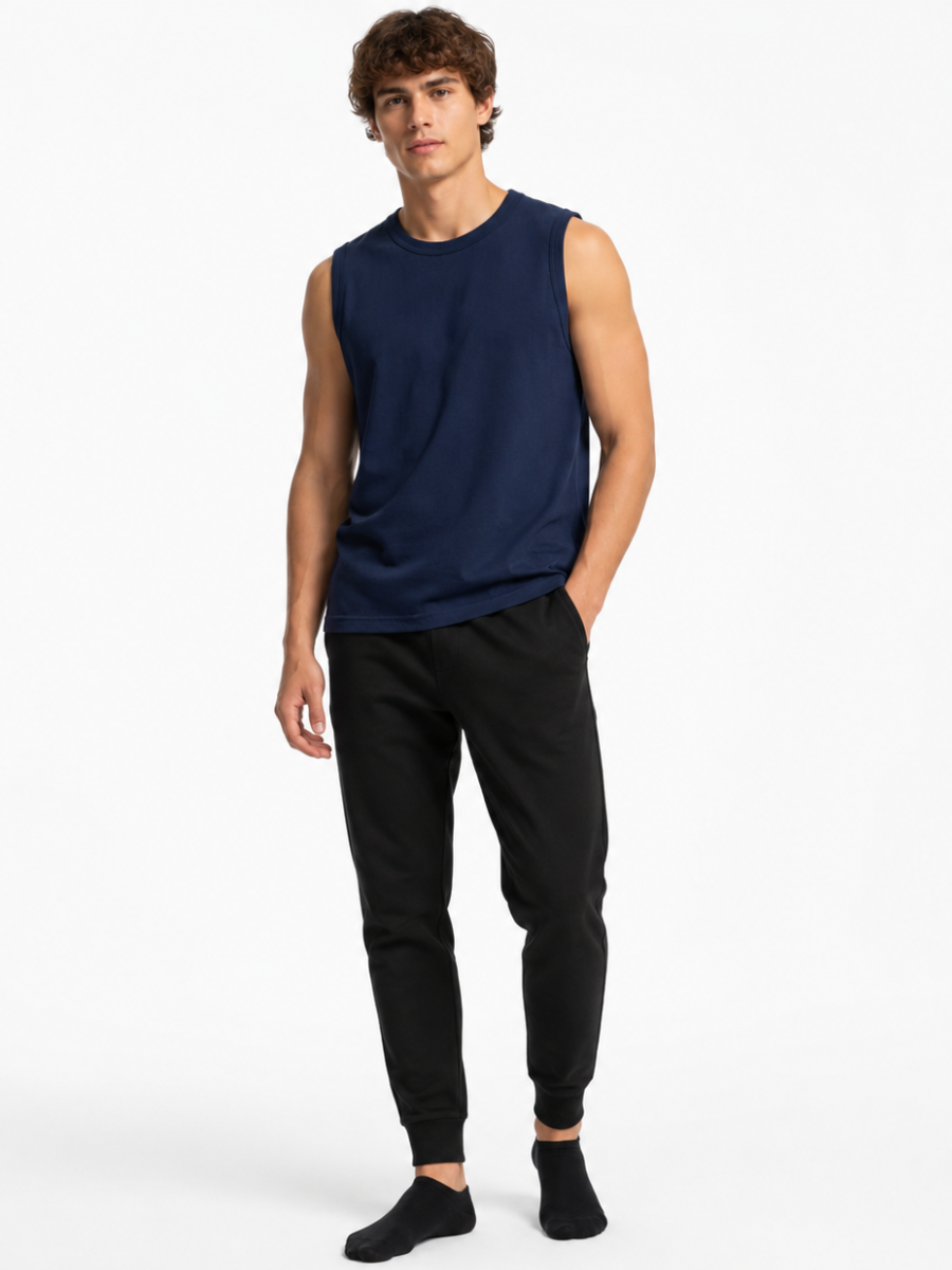 Polo Manga Cero Jersey Azul Navy — Tela Jersey | Hombre | ENKI