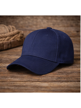 Gorra Lona Azul Navy — Lona | Hombre | ENKI 4