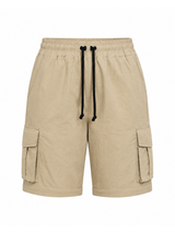 Pantalón Cargo Convertible Tela Mojada Mujer Pack x2 | Beige y Hueso | Parachute Fit 4