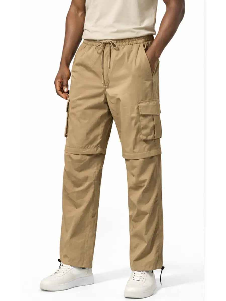 Pantalón Convertible 2 en 1 Cargo Hombre Tela Mojada