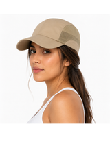 Gorra Deportiva Tazlam con Malla Beige — Tela Tazlam | Mujer | ENKI 7