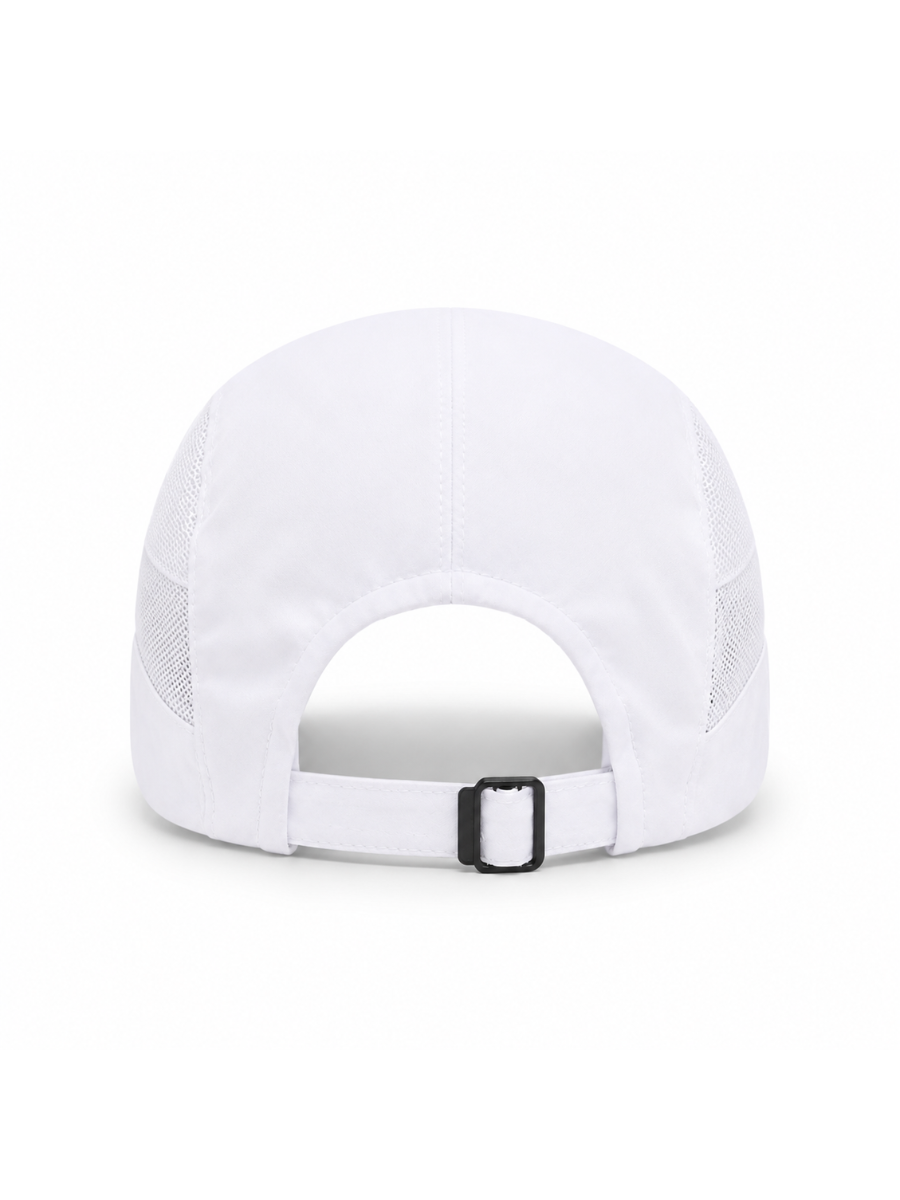Gorra Deportiva Tazlam con Malla Blanco — Tela Tazlam | Mujer | ENKI