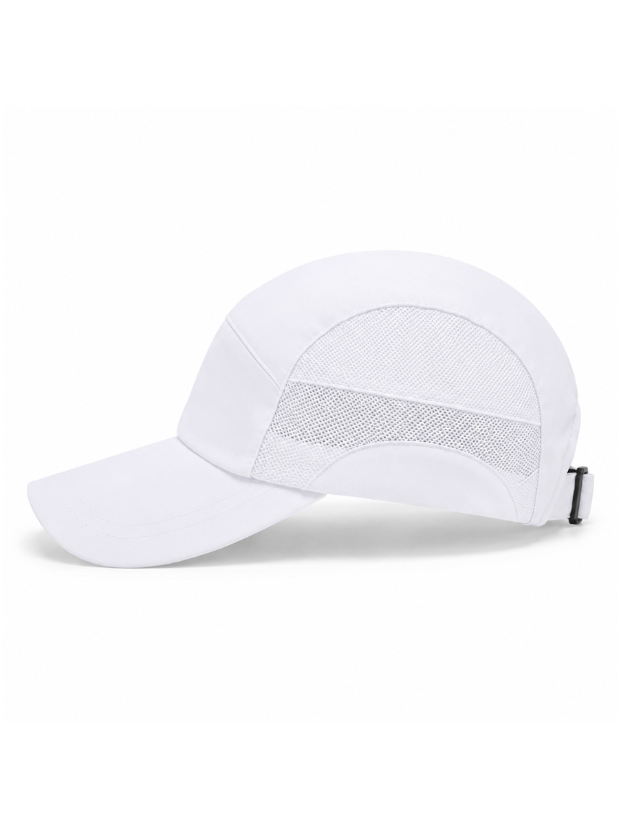 Gorra Deportiva Tazlam con Malla Blanco — Tela Tazlam | Mujer | ENKI