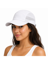 Gorra Deportiva Tazlam con Malla Blanco — Tela Tazlam | Mujer | ENKI 2