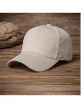 Gorra Lona Beige — Lona | Hombre | ENKI 2