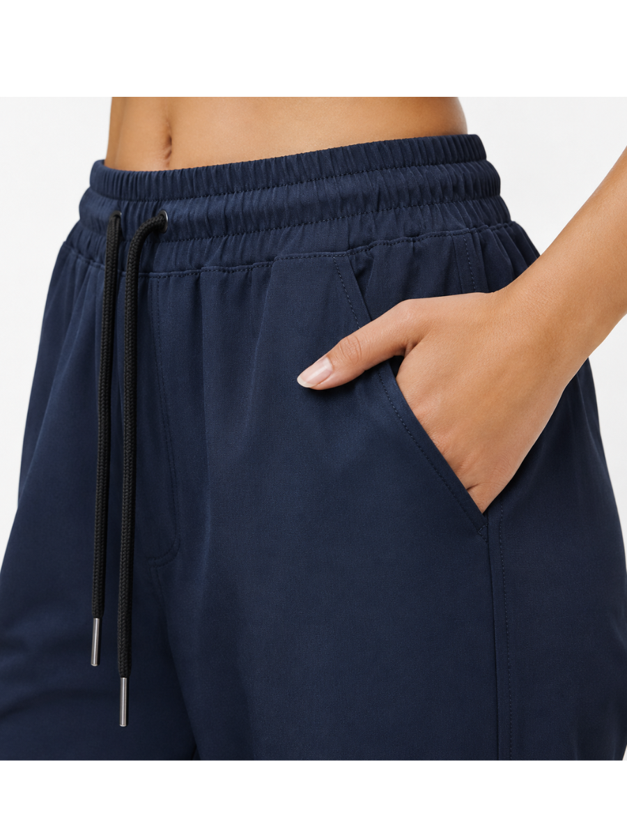 Pantalón Cargo Oversized Azul Marino — Tela Nova | Mujer | ENKI - ENKI ModaStyle