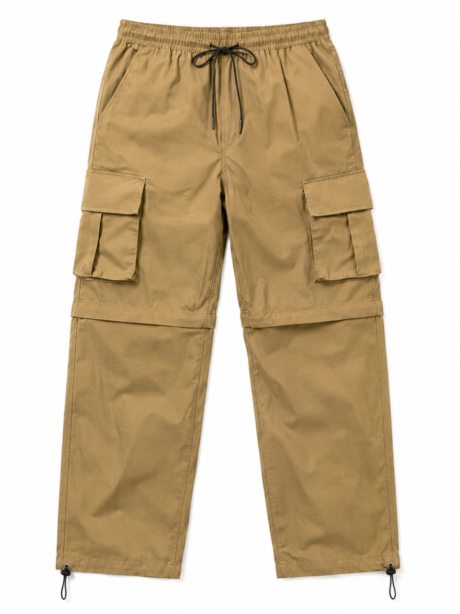Pantalón Cargo Convertible Beige — Tela Mojada | Mujer | ENKI - ENKI ModaStyle
