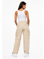 Pantalón Cargo Convertible Hueso — Tela Mojada | Mujer | ENKI - ENKI ModaStyle