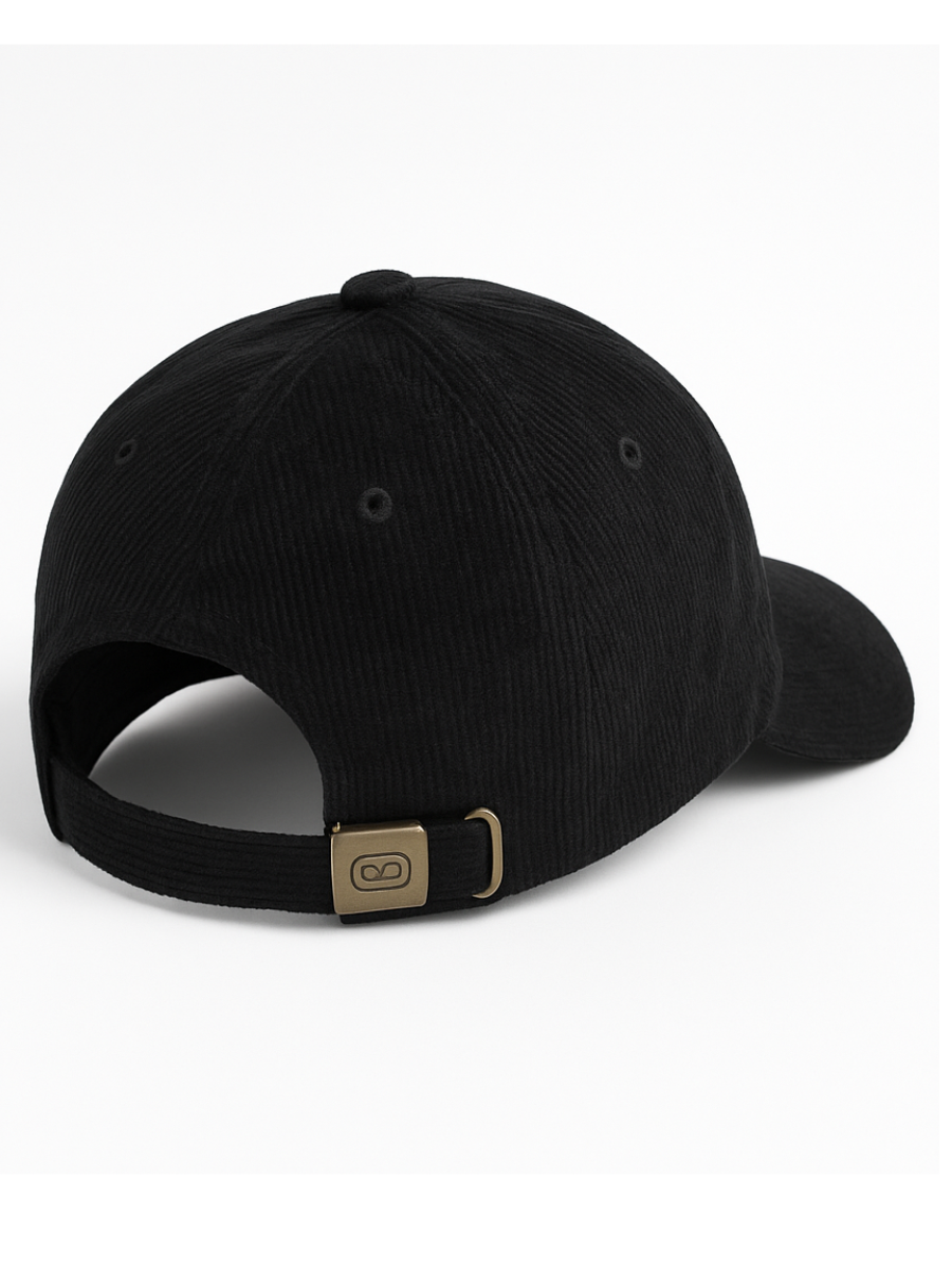 Gorra Corduroy Negro — Corduroy | Hombre | ENKI