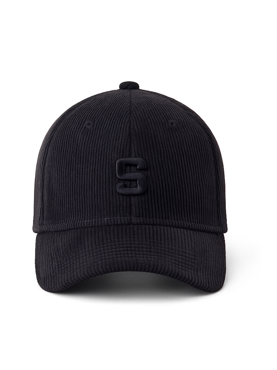 Gorra Corduroy Negro — Corduroy | Hombre | ENKI