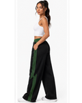 Pantalón Deportivo Oversized Negro Mujer | Tela Nova - ENKI ModaStyle
