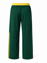 Pantalón Deportivo Oversized Verde Amarillo — Tela Nova | Hombre | ENKI 4