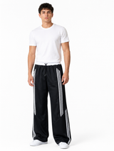 Pantalón Deportivo Oversized Negro — Tela Nova | Hombre | ENKI 1