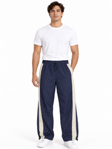 Pack x2 Pantalón Edge Line Baggy Tela Mojada para Hombre | Gris y Azul 4