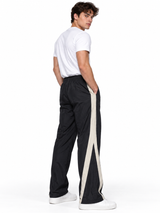Pack x3 Pantalón Edge Line Baggy Tela Mojada para Hombre | Azul Gris Negro 6