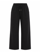 Pantalón Palazzo Mujer Negro French Terry Deli 4
