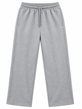 Pantalón French Terry Hombre Gris Melange | Recto Cómodo Casual | ENKI 5