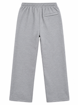 Pantalón French Terry Hombre Gris Melange | Recto Cómodo Casual | ENKI 4