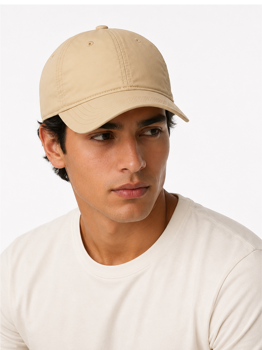 Gorra Tela Mojada Beige — Hombre | ENKI