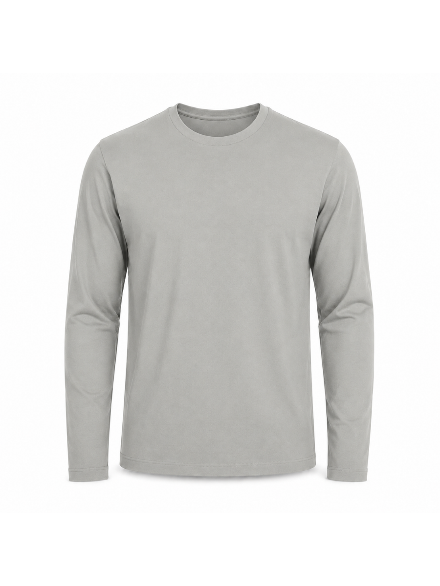 Polo Manga Larga Slim Fit para Hombre | Básico Algodón Cuello Redondo | ENKI