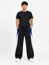 Pantalón Deportivo Wide Leg Hombre Buzo Jogger Ancho con Bolsillos y Cierre Tela Nova Cómodo Casual Urbano 9