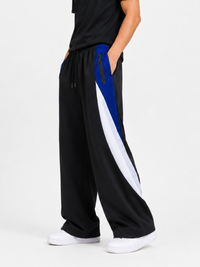 Pantalón Deportivo Wide Leg Hombre Buzo Jogger Ancho con Bolsillos y Cierre Tela Nova Cómodo Casual Urbano