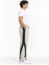 Pantalón Edge Line Baggy para Hombre | Tela Mojada Color Hueso 4