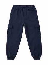 Jogger Cargo Azul Marino — Algodón Franela | Hombre | ENKI 4