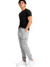 Jogger Cargo Gris — Algodón Franela | Rib en Bota | Hombre | ENKI 6
