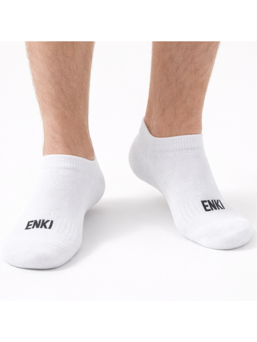 Pack x6 Medias Deportivas Blancas — Algodón | Hombre | ENKI