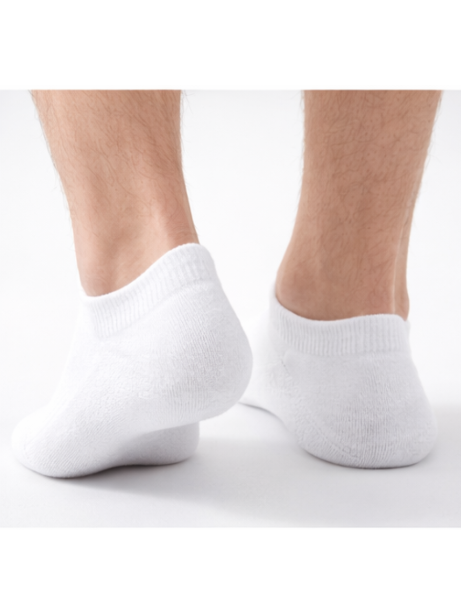 Pack x6 Medias Deportivas Blancas — Algodón | Hombre | ENKI