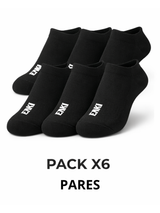 Pack x6 Medias Deportivas Negras — Algodón | Hombre | ENKI 2