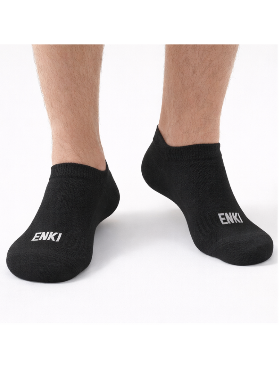 Pack x6 Medias Deportivas Negras — Algodón | Hombre | ENKI