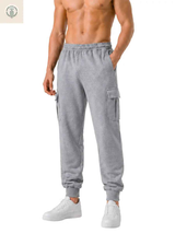 Jogger Cargo Hombre Franela Premium Cintura Elástica 4