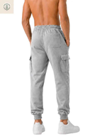Jogger Cargo Hombre Franela Premium Cintura Elástica
