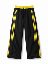 Pantalón Deportivo Parachute Tela Nova Mujer | Franjas Laterales Bicolor | ENKI 7