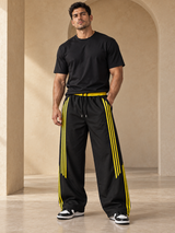 Pantalón Deportivo Parachute Tela Nova Hombre | Franjas Laterales Bicolor | ENKI 5