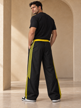 Pantalón Deportivo Parachute Tela Nova Hombre | Franjas Laterales Bicolor | ENKI 6