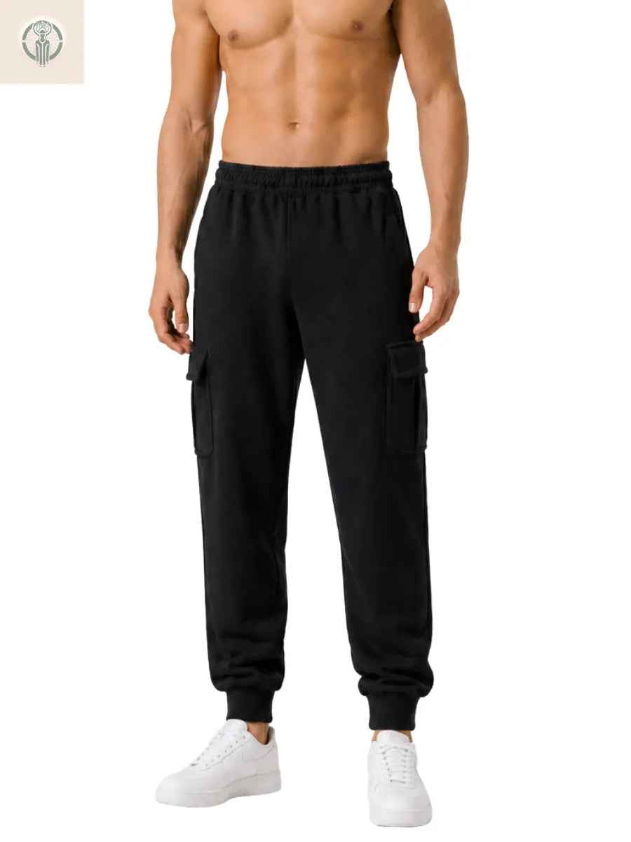 Jogger Cargo Hombre Franela Premium Cintura Elástica