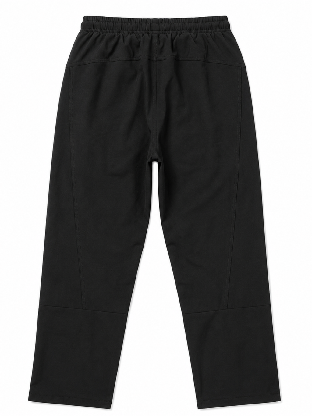 Pantalón deportivo recto hombre NEGRO detalle de malla interna