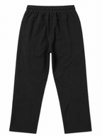 Pantalón deportivo recto hombre NEGRO detalle de malla interna