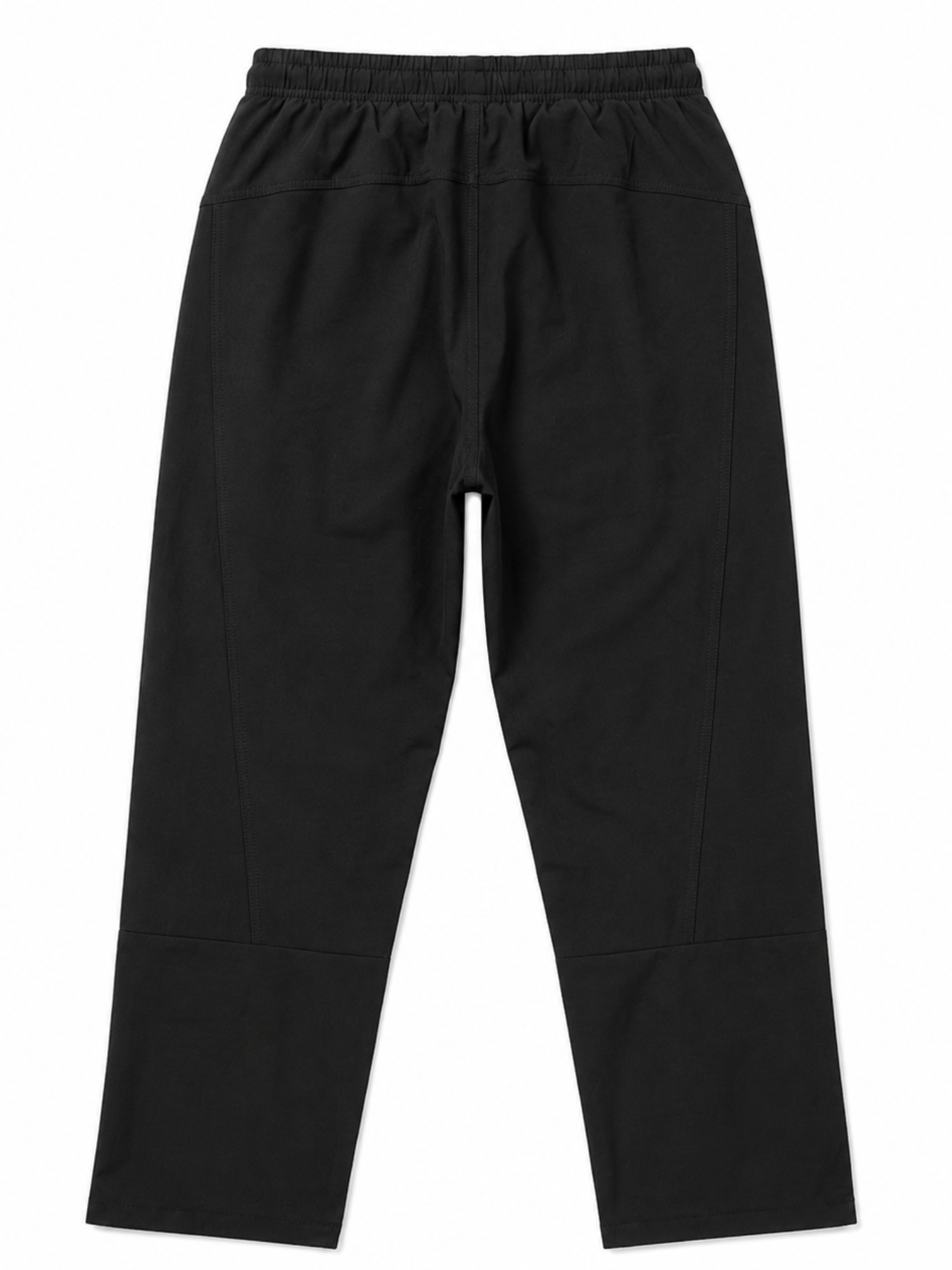 Pantalón deportivo recto hombre NEGRO detalle de malla interna
