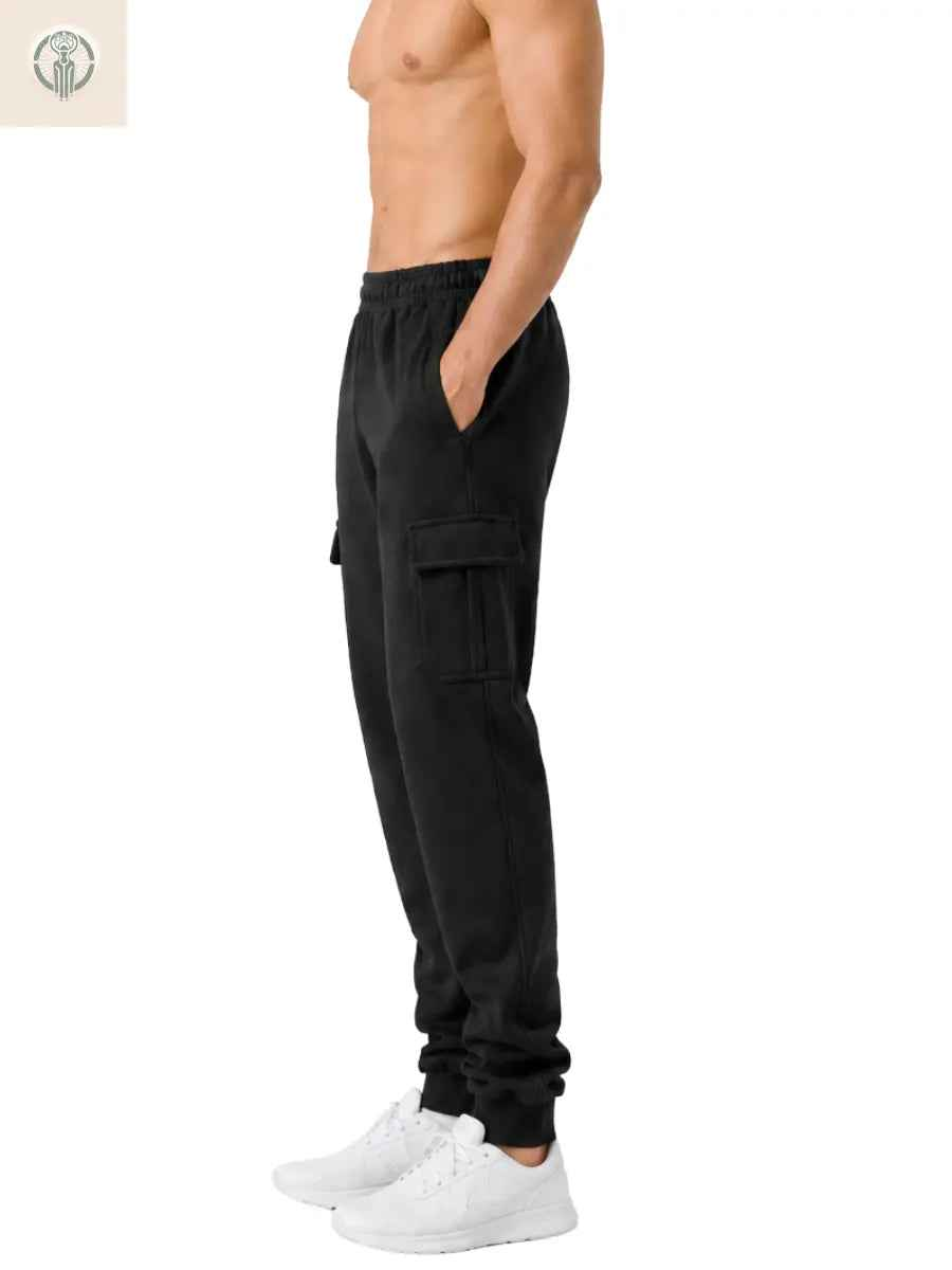 Jogger Cargo Hombre Franela Premium Cintura Elástica