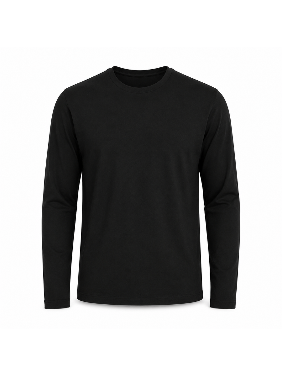 Polo Manga Larga Slim Fit para Hombre | Básico Algodón Cuello Redondo | ENKI