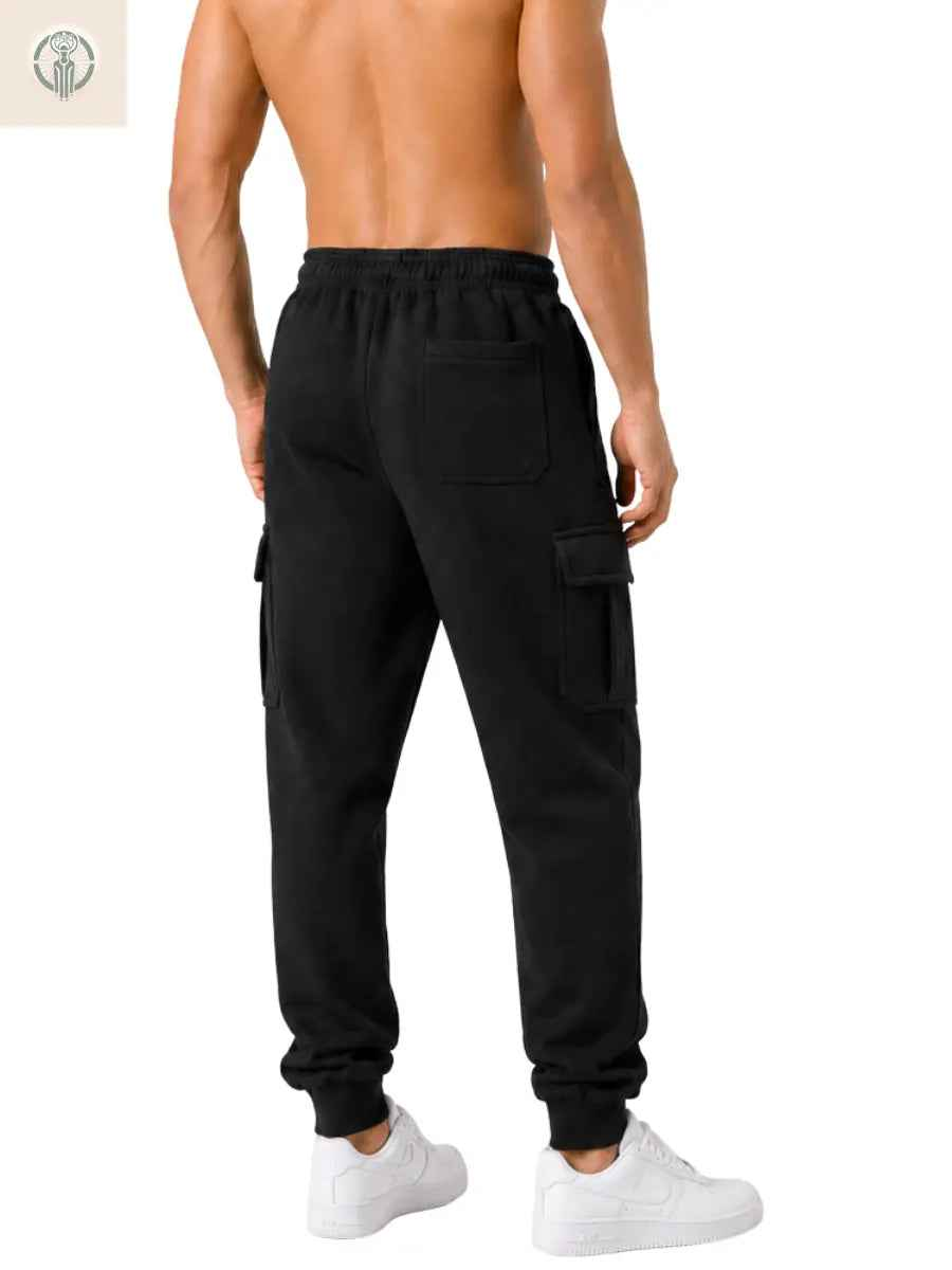 Jogger Cargo Hombre Franela Premium Cintura Elástica